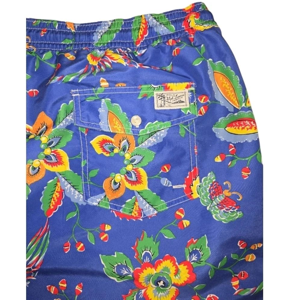Polo Ralph Lauren Traveller Classic Fit Swimming Trunks 3XLT Mesh Cut Out 7.5